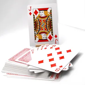 Fabrik Großhandel benutzer definierte hohe Qualität 4-mal Poker-Karten Krone Marke Spielkarten