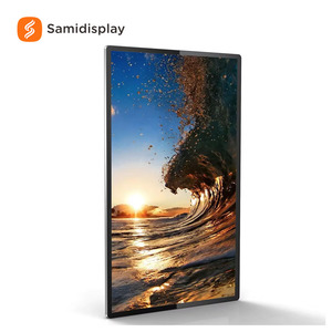 Pantalla LCD Ultrafina de 32-98 Pulgadas para Publicidad, Montada en Pared, Alto Brillo, Señalización Digital para Tiendas Minoristas, Ofertas Económicas - Product Image 1