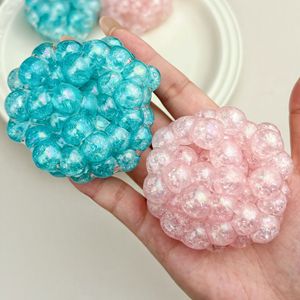 <b>Silicone</b> <b>Bead</b> Ball Squishy Toy Colorful Foam Filled Squeeze Stress Relief Eco-friendly Sensory Fidget Toy Macaron Party Favor - Product Image 5