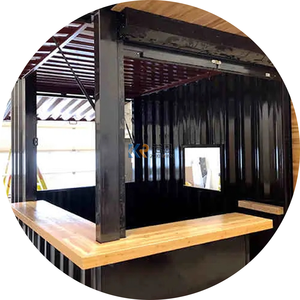 Cocina Modular en Forma de U Pequeña de Acero 2025 con Barra Húmeda, Gabinetes de Cocina de Diseño Moderno para Uso en Almacenes - Product Image 1