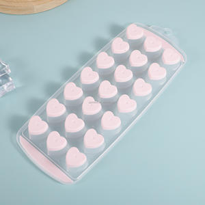 Silicone Tampa Removível Easy-Release Flexível 21-cube Bandejas Certified BPA <span class=keywords><strong>Free</strong></span> Várias Formas Ice Cube Bandejas - Product Image 3