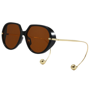 Lunettes de soleil œil de chat pour femmes, monture intégrale, verres dégradés, protection UV400, monture en métal, protection solaire tendance - Product Image 4