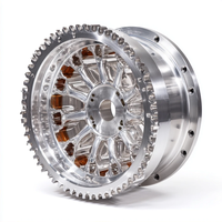 Volant moteur de remplacement OEM en aluminium billette et acier inoxydable usiné CNC de haute qualité avec usinage par électroérosion à fil et brochage