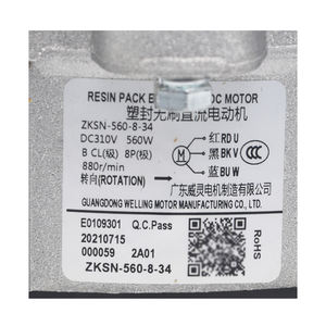 Ventilateur de refroidissement CC pour climatisation centrale Welling ZKSN-560-8-34, moteur de ventilateur externe multi-lignes pour équipement L G <span class=keywords><strong>Whirlpool</strong></span> - Product Image 3