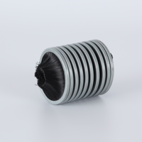 Brosse spirale à rouleaux intérieurs en nylon pour le nettoyage industriel