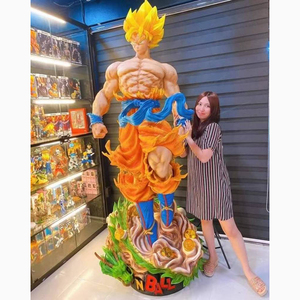 Figura de Anime Personalizada de Dragon Ball <span class=keywords><strong>Z</strong></span>, Goku 1/1, Figura de Resina de Tamaño Real, Escultura de Goku, Figura de Acción - Product Image 3