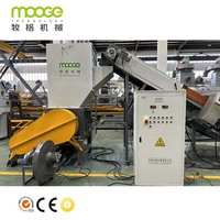 Machine de broyage de plastique rigide de grande capacité pour le traitement des bouteilles en PET, des bidons et des barils en plastique, avec certification CE