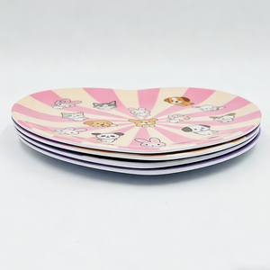 Plato de Melamina con Diseños Creativos Personalizados, Apto para Alimentos, Plato Infantil para <span class=keywords><strong>Desayuno</strong></span>, Pastel y Bocadillos - Product Image 3