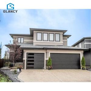 <span class=keywords><strong>Porte</strong></span> de <span class=keywords><strong>garage</strong></span> industrielle à double section en acier nord-américain pour deux voitures et portes piétonnes - Product Image 6