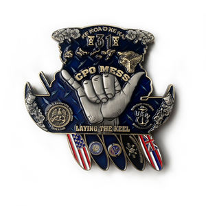 Moneda Metálica Personalizada <span class=keywords><strong>de</strong></span> Doble Cara con Temática <span class=keywords><strong>de</strong></span> la <span class=keywords><strong>Academia</strong></span> <span class=keywords><strong>de</strong></span> <span class=keywords><strong>Bomberos</strong></span>, Disponible al por Mayor, Económica para Regalos y Conmemoraciones <span class=keywords><strong>de</strong></span> Eventos - Product Image 4