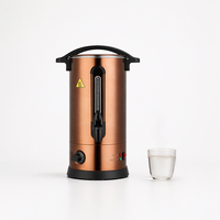 Urne à eau électrique en acier inoxydable 6L 8L 10L 15L 20L 30L, chauffe-eau à température réglable pour la restauration et l'hôtellerie
