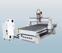 Routeur CNC publicitaire 4 axes à 180 degrés pour aluminium, acrylique, PVC et panneaux MDF G1325 4,5 kW refroidissement par air