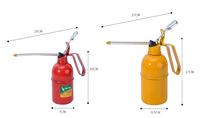 Distributeur d'huile en métal 300CC 500CC bidon d'huile à main pompe pot à huile cruche pistolet bouteille pouce lubrificateur injecteur graisseur