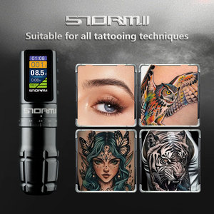 Machine à tatouer sans fil, batterie 2200mAh, grand écran, pistolet rotatif pour tatouage - Product Image 6