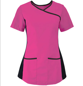 Pantalons et chemisiers d'uniformes <span class=keywords><strong>pour</strong></span> le personnel de ménage, 65% polyester, 35% coton sergé, couleur et logo personnalisés - Product Image 3