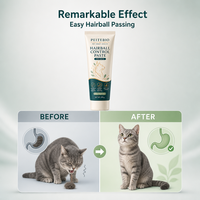 Pâte anti-boules de poils pour animaux de compagnie, gel nutritif au malt, soulagement des boules de poils, soutien à la santé digestive pour chats, marque privée OEM