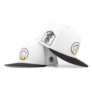 TCAP China Custom 6 Panels <b>Flat</b> Embroidery <b>Hat</b> Snapback Basketball Cap - Product Image 1