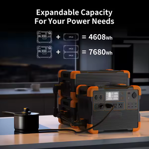 Centrales électriques portables d'extérieur 2200W avec batterie complète, générateur solaire bidirectionnel rapide 2000W, ensemble complet - Product Image 3
