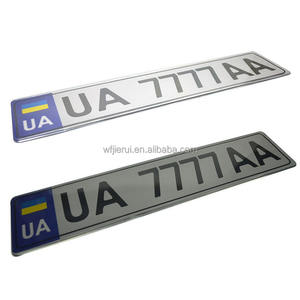 Europese Universele Transparante Kentekenframehouder Auto Plastic Stofkap Met Waterdicht En UV-Bestendig Luxe Ontwerp - Product Image 5