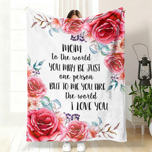 Manta de Franela con Motivo Floral, Manta Ligera y Transpirable para el Invierno, Impresión Personalizada, Venta al Por Mayor - Product Image 6