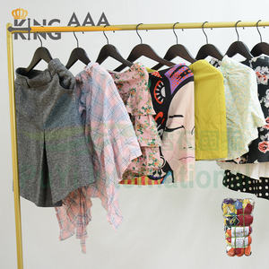 กระโปรงสั้นผ้าฝ้าย Puyi เสื้อผ้า<span class=keywords><strong>มือ</strong></span>สองจากญี่ปุ่น - Product Image 5