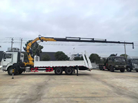 Grue télescopique montée sur camion Shacman 6X4 d'occasion, best-seller en Afrique, capacité de levage de 16 tonnes