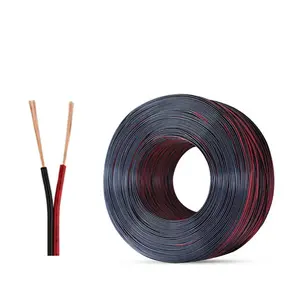 Vendita calda dimensioni awg 18AWG 2468 rosso e nero 2 core filo parallelo 2.1*4.2mm dc fili elettrici prezzi