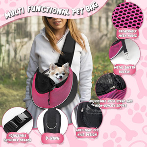 Échantillon gratuit Harnais en maille pour grand chien Sac à dos de transport Fourre-tout de voyage Sac à dos de transport - Product Image 5