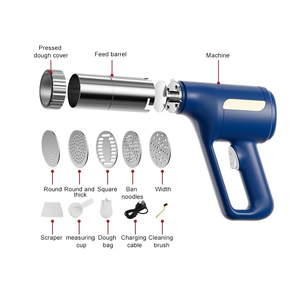 ステンレス鋼60Wパスタマシン麺メーカー新しいプロフェッショナルワイヤレス電気家庭用 - Product Image 3