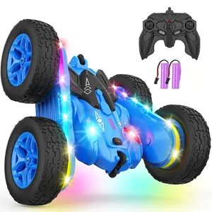 EPT 4WD Remote Control Toy Stunt Car 3 Colors Rc Stunt Car Rotation 360 Remote Control Car With Strip Lights