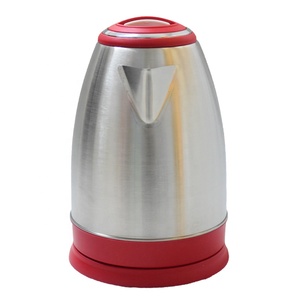 1.8L 1500W <b>Temperature</b> <b>Control</b> SUS201 Stainless Steel Cordless Red <b>Kettle</b> Boil-Dry 360 Rotational Base for - Product Image 2