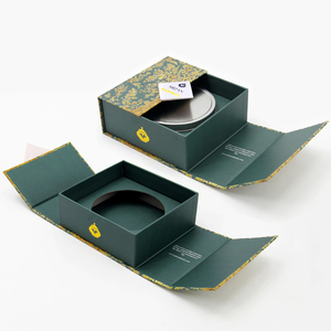 Caja de embalaje magnética de regalo de azafrán personalizada caja de embalaje de regalo de doble puerta de azafrán de <span class=keywords><strong>clase</strong></span> alta impresa - Product Image 2
