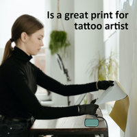 M08F pencetak tato termal portabel, Printer tato DIY, Printer stensil tato mini, printer tato termal
