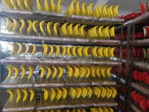 Fruits en mousse LDPE artificielle, figurines artistiques peintes à la main, décoration de la maison, mariage, vacances, taille personnalisée, pomme, banane, citron, orange - Product Image 4