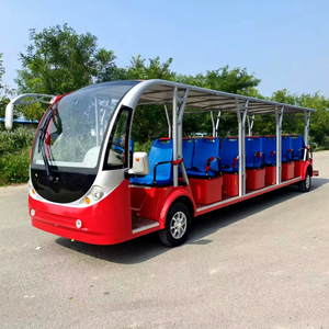 รถเที่ยวชมเมืองไฟฟ้า RC คุณภาพดีที่สุด ขับเคลื่อนซ้าย/ขวา สำหรับโรงเรียน ขนส่งนักเรียน ปลอดภัย ความเร็วต่ำ แบตเตอรี่ตะกั่วกรด 4-17 - Product Image 1