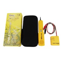 Testeur de ligne téléphonique et de câble RJ11 pour le commerce extérieur, détecteur de court-circuit réseau, émetteur-récepteur, test avec pince crocodile