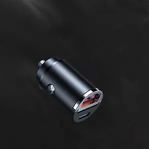 Car Charger Adapter Factory Wholesale OEM Universal Mini Dual Port Fast Charging USB Car Charger