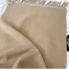 Kreator fesyen musim dingin wol Premium syal kasmir berumbai nyaman untuk cuaca dingin - Product Image 3