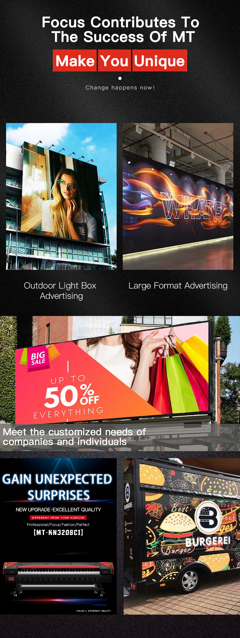 Roll to Roll Poster digital flex banner printing material Ko<i></i>nica 512i printer