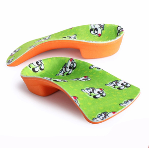JOGHN ortesi <span class=keywords><strong>ortopedico</strong></span> Gel Eva piatto diabete bambino confortevole bambini Hi-poly pelle lattice piede bambini solette atletiche - Product Image 1