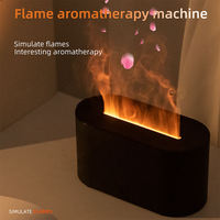 Diffuseur d'arôme de flamme humidificateur d'hôtel Anti fuite d'eau diffuseur d'aromathérapie nébuliseur à ultrasons diffuseur Portable pour la maison