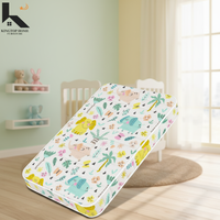 Matelas de lit bébé moderne et écologique en mousse hypoallergénique avec housse amovible – Mobilier de maison