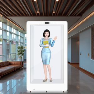 Máquina de publicidad interactiva todo en uno humana digital inteligente AI Pantalla de escaparate transparente holográfica virtual 3D - Product Image 3