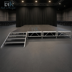 เวทีอลูมิเนียมแบบถอดประกอบได้ ปรับความสูงได้ สำหรับงานอีเว้นท์ เวทีพกพา - Product Image 3