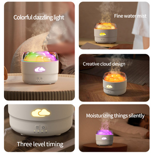 High-quality Large-capacity Plastic Cloud Aroma Humidifier Eco-Friendly Hotel & Household Bedroom Desktop Color Bright Spray - Product Image 2