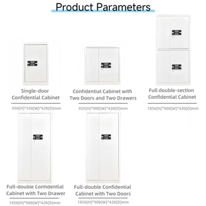Đầy đủ hai phần thép an toàn Tủ mật khẩu khóa cho văn phòng Tài Chính lưu trữ dày lưu trữ cho tài liệu Tủ hồ sơ - Product Image 5