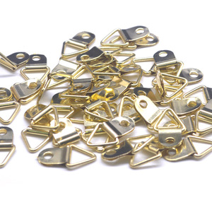 Triangular <b>Picture</b> <b>Frame</b> Hooks Metal Gold Silver <b>Black</b> Single Hook 3-5kg Load Capacity For Cross Stitch Mounting Hardware - Product Image 1