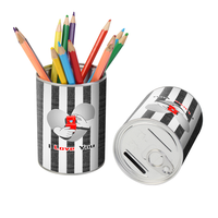 Mini tirelire à thème couple pour cadeau promotionnel de récompense avec logo de marque, kit de bienvenue pour le personnel 2026