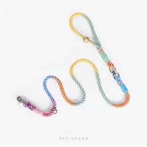 Winshine al por mayor multi-colores gruesos al aire libre mascota perro cuerda Correa 360 girar caminar perro partido <span class=keywords><strong>collar</strong></span> bajo precio OEM - Product Image 1