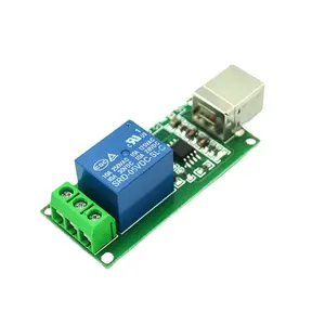 Módulo de relé de 1 vía y 5V, interruptor de Control Usb sin unidad, interruptor de Control de ordenador, módulo de placa de Control inteligente para PC